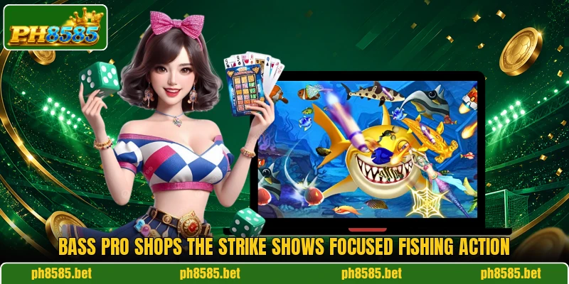 Bass Pro Shops The Strike shows focused fishing action Bass Pro Shops The Strike shows focused fishing action