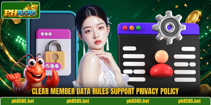 Clear member data rules support privacy policy Clear member data rules support privacy policy