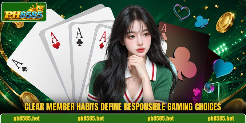 Clear member habits define responsible gaming choices Clear member habits define responsible gaming choices