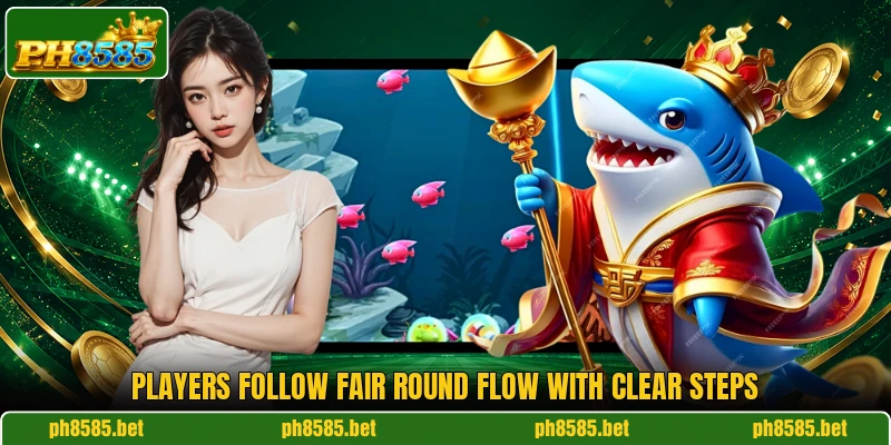 Players follow fair round flow with clear steps Players follow fair round flow with clear steps