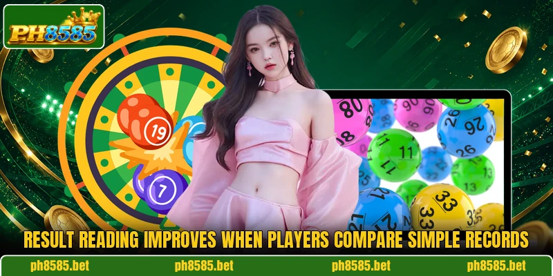 Result reading improves when players compare simple records