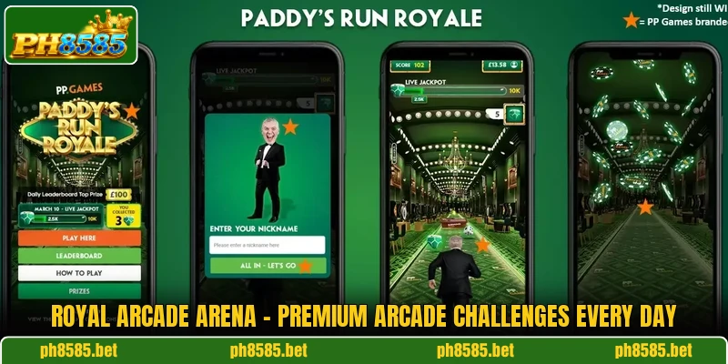 Royal Arcade Arena - Premium Arcade Challenges Every Day