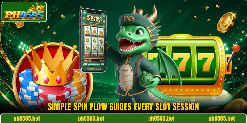 Simple spin flow guides every slot session Simple spin flow guides every slot session