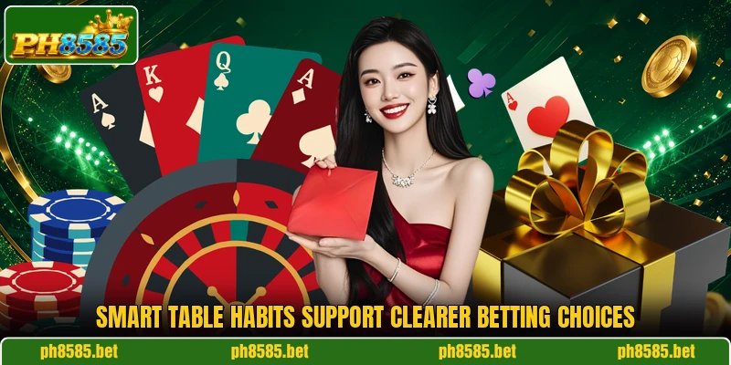 Smart table habits support clearer betting choices Smart table habits support clearer betting choices